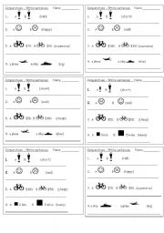 Mini quizzes - comparatives