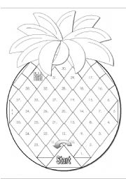 Pineapple Gameboard Blackline Version