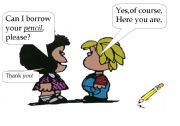 Can I borrow...?