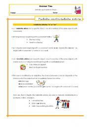 Indefinite and Definite Articles