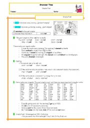 Simple Past Revision Handout