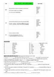 English Worksheet: do - play - go (with sports and activities)