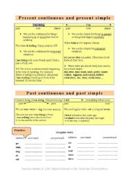 English worksheet: Present, Present Perfect, Past... in simple and continuous forms + exercises