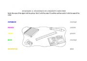 English worksheet: CLASSROOM OBJECTS