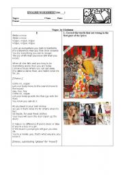 English Worksheet: Vogue