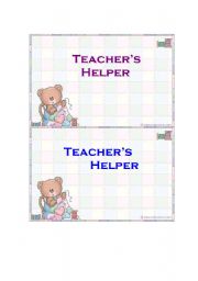 Teachers helper