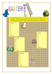 EASTER WORDLADDER