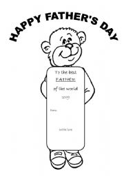 English Worksheet: Book marker