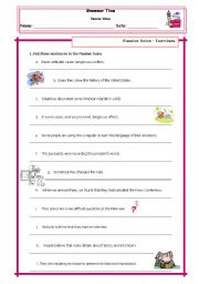 Passive Voice Revision Handout