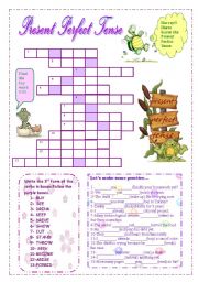 English Worksheet: Present Perfect Tense