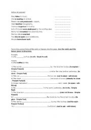 English worksheet: Passive voice