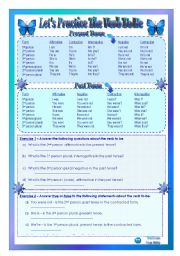 English Worksheet: Lets Practice The Verb To Be