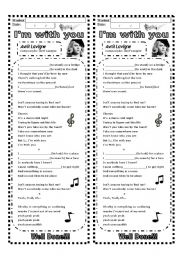 English Worksheet: Present continuous: Using a song (3 pages)