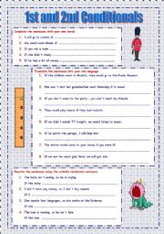 English Worksheet: First and Second Conditionals