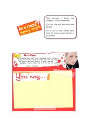 English Worksheet: Agony Aunt - Be an Agony Angel