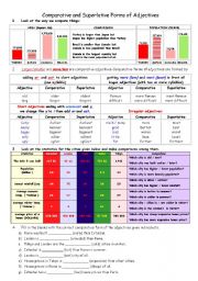 English Worksheet: Comparative Adjectives 