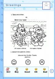 English Worksheet: Greetings - page 3