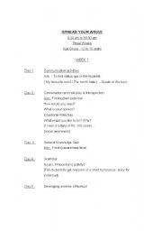 English worksheet: Syllabus for Chidren ( Spoken English)