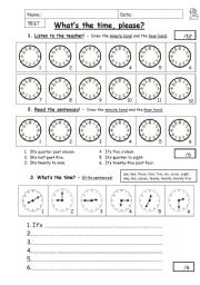 Time - Test B