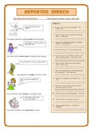 English Worksheet: Reported Speech