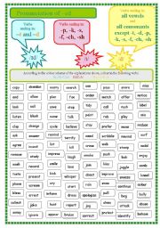 English Worksheet: Pronunciation of -ed