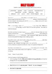 English Worksheet: Exercises on the film Billy Elliot