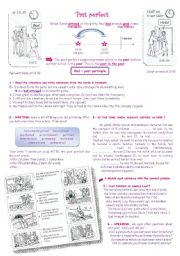 English Worksheet: PAST PERFECT