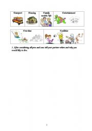 English worksheet: the city vs the country part 2 - conversation worksheet upper intermediate +