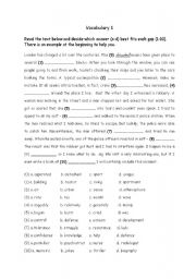 English Worksheet: Vocabulary for Upper-Intermediates