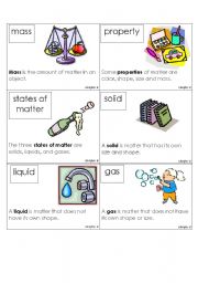 English Worksheet: States of Matter