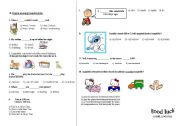 English worksheet: funny test