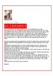 English worksheet: Looking for Alibrandi part4