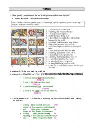 Describing Things - Practice of relative clauses and final position of preposition (2 pages)