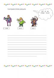 English worksheet: Comparing