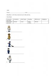 English Worksheet: JOBS