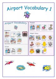 English Worksheet: AIRPORT vocabulary 1