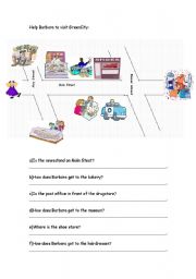 English worksheet: Directions