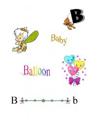 English worksheet: letter Bb