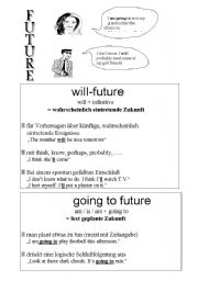 English Worksheet: future tenses