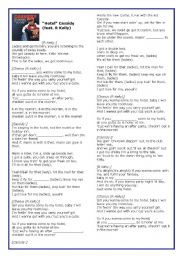 English worksheet: Music - Hotel by Cassidy Feat R. kelly