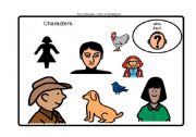 English Worksheet: Elements of story writing 3- Who?