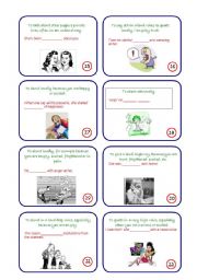Ways of Speaking Cards I (15 to 26 + keys)