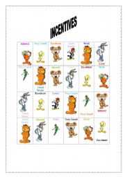 English Worksheet: incentives