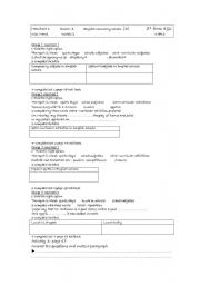 English Worksheet: english secondary school