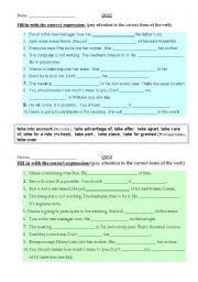 English Worksheet: Phrasal verbs- the verb 