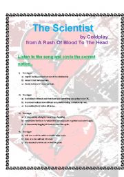 English Worksheet: The Scientist