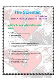 English worksheet: The Scientist