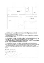 English Worksheet: House description part 1