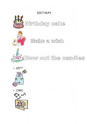 English Worksheet: B-day