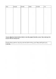 English Worksheet: Describing people, personality adjectives
